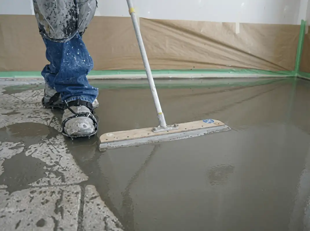 Uneven floor being professionally repaired in Albuquerque, NM
